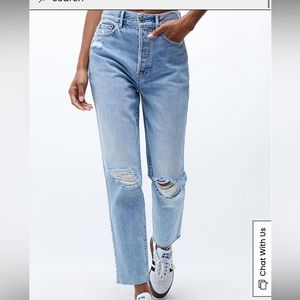 PacSun Light Blue Ultra High Waisted Slim Fit Jeans